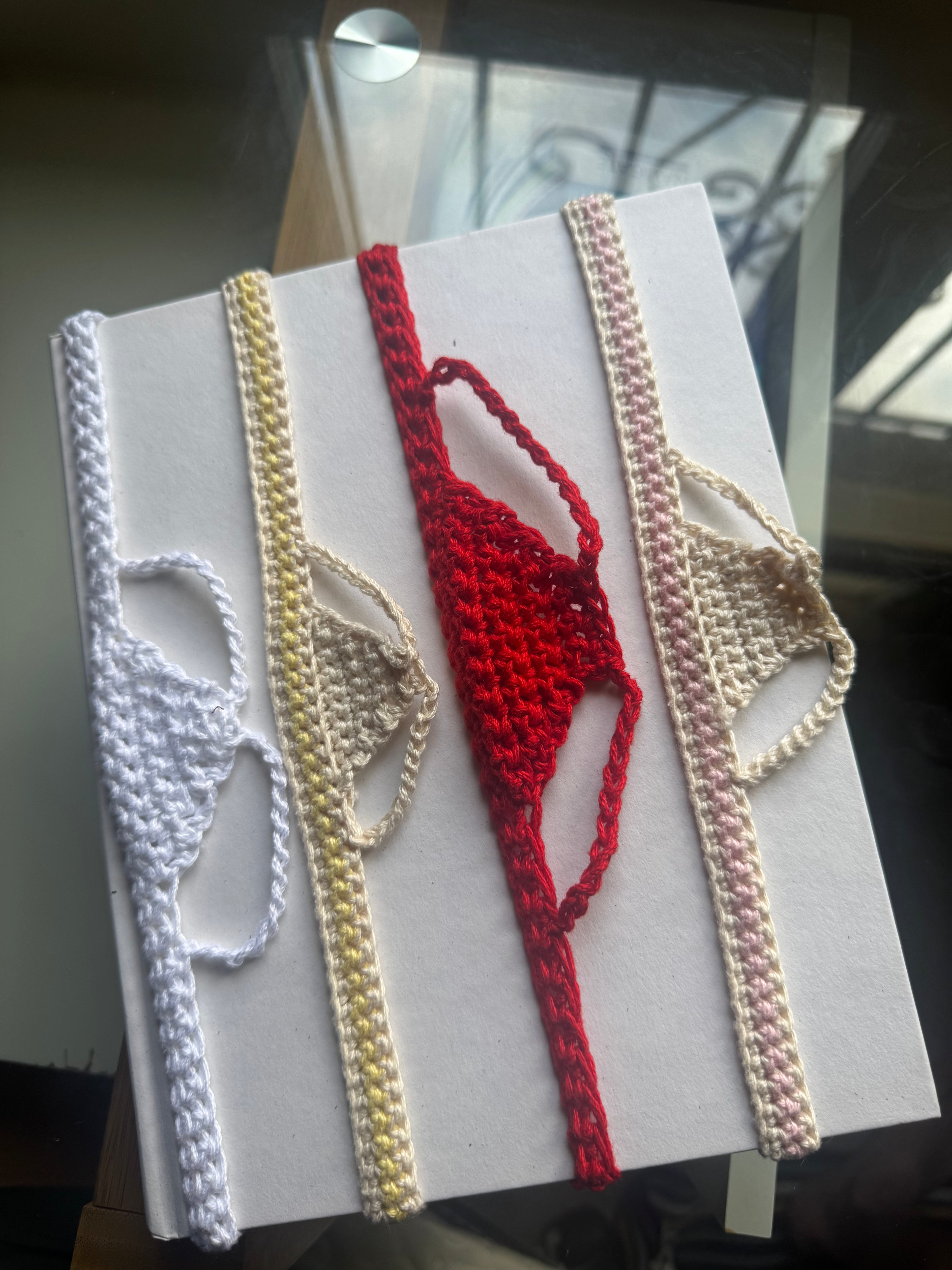 Crochet Jockstrap Bookmark