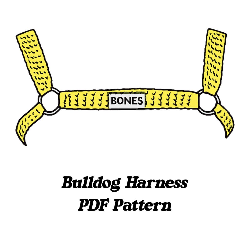 Bulldog Harness PDF Pattern