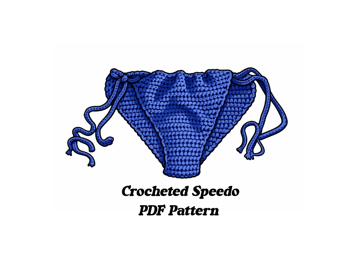 Crocheted Speedo PDF Pattern