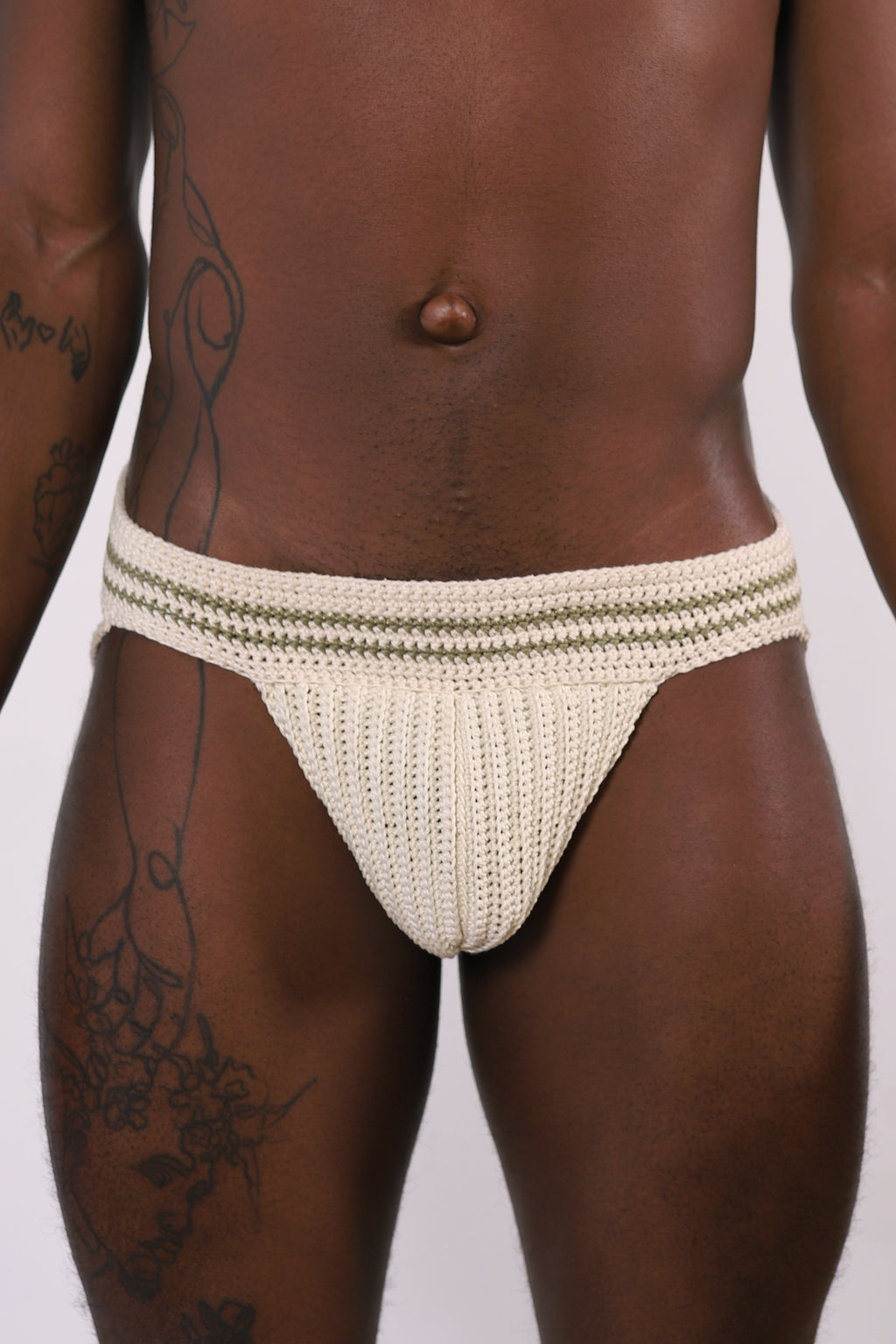 Modern Jockstrap (Beige/Green)