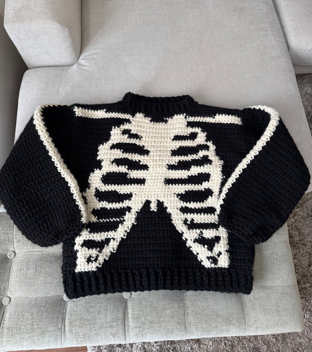 Bones Sweater PDF Pattern