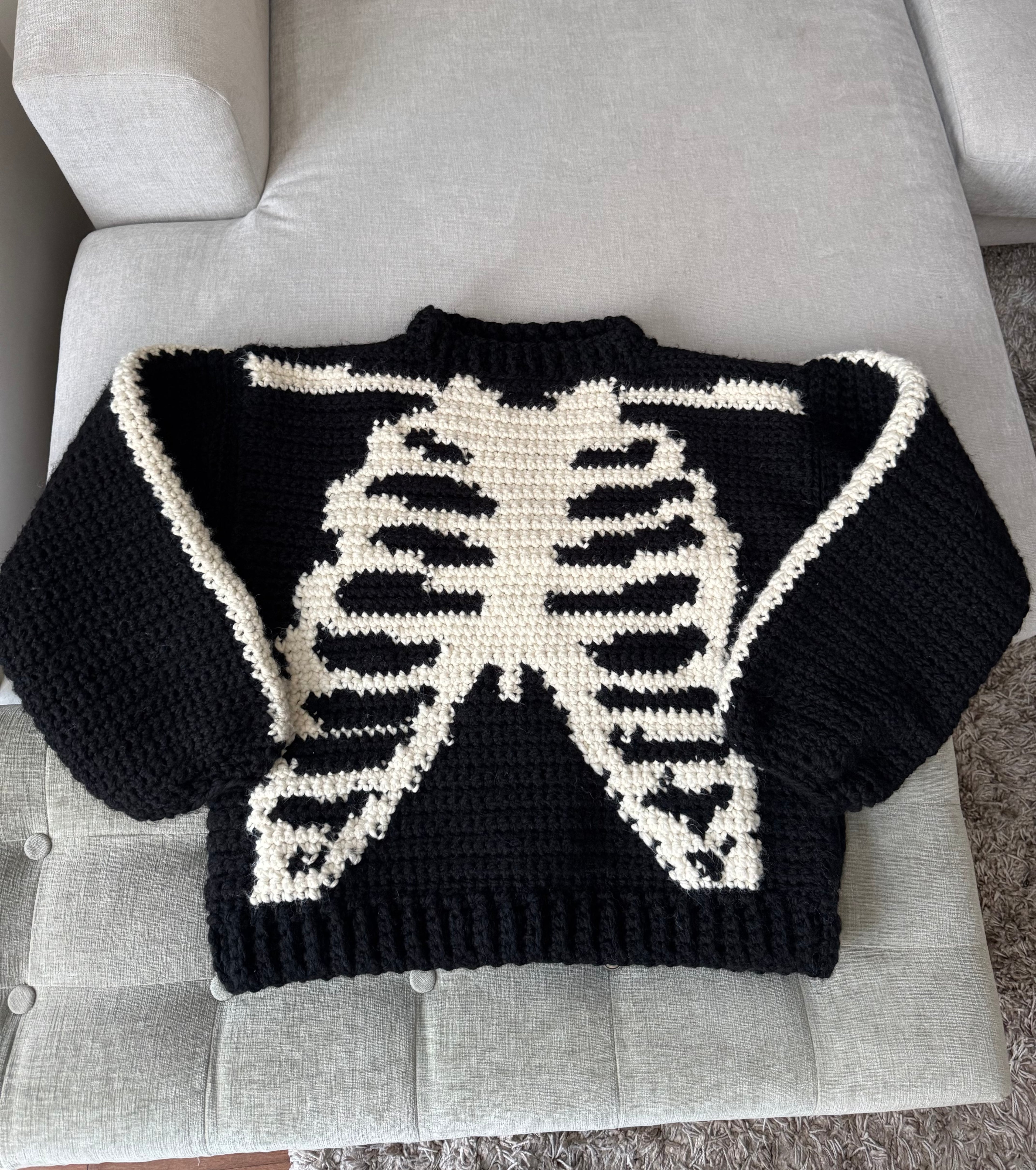 Bones Sweater PDF Pattern