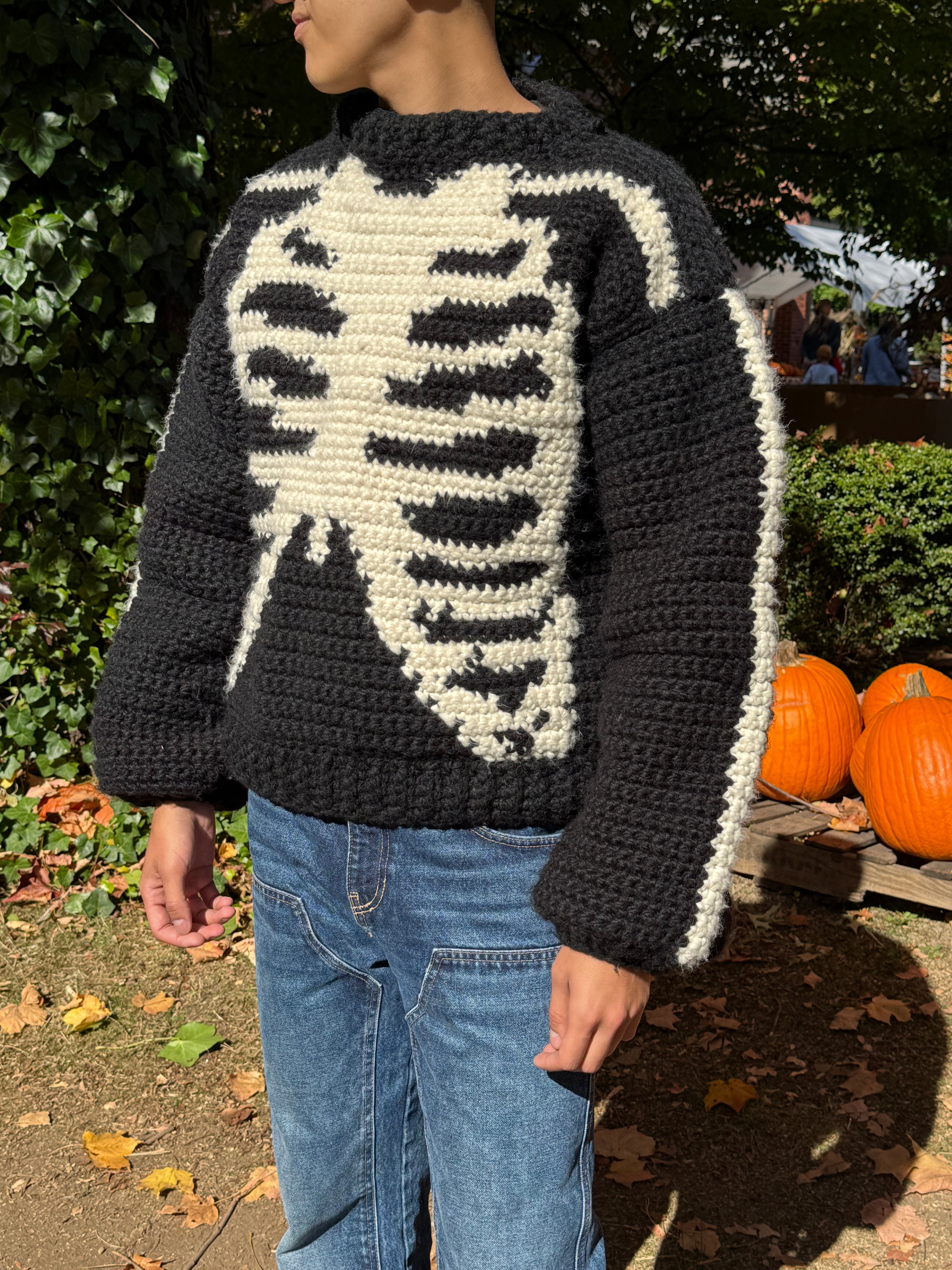 Bones Sweater PDF Pattern