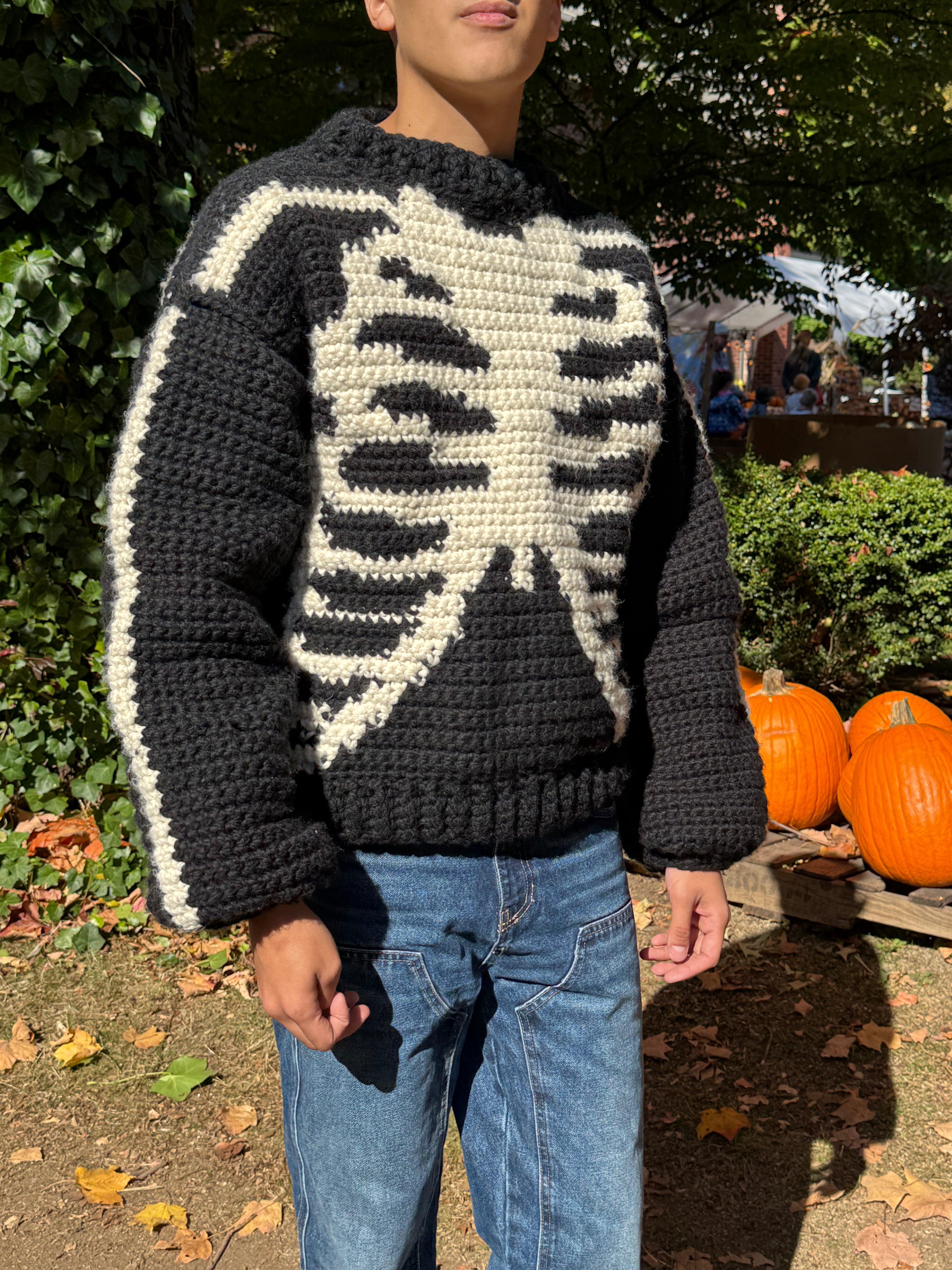 Bones Sweater PDF Pattern